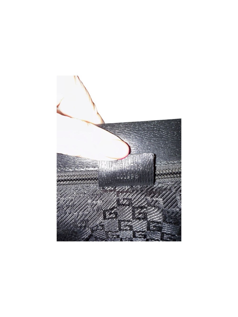 Gucci Leather Black Briefcase Bag with Top Handle COA EUC Callouts in photos. - Picture 6 of 10